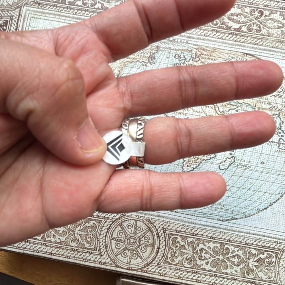 Silpada Sterling Silver Ring Stack With Smoky Qua… - image 7